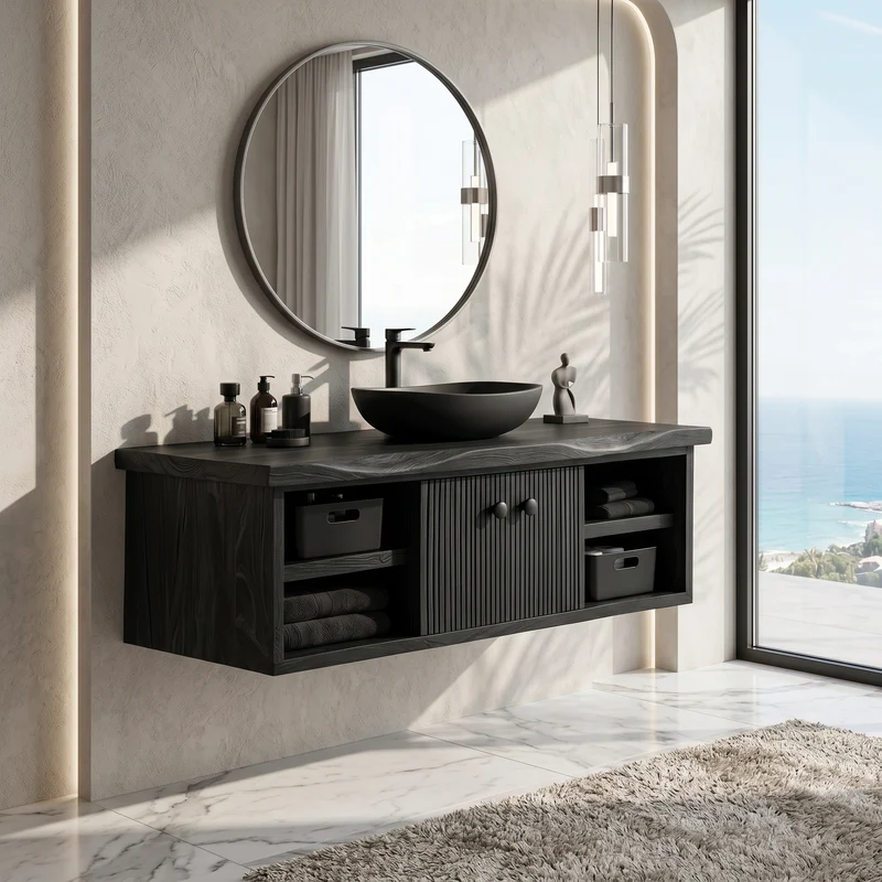 Minimalist Vanity Cabinet Bright Modern Bathroom SILDTTRBRV193