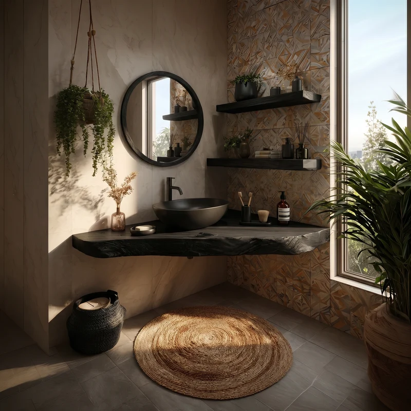Coastal Wall Mounted Vanity Ocean View Home SILDTTRBRV183