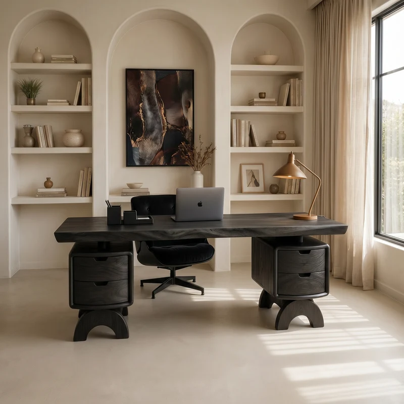 Contemporary Executive Desk Bedroom Office SILDTTRDE034
