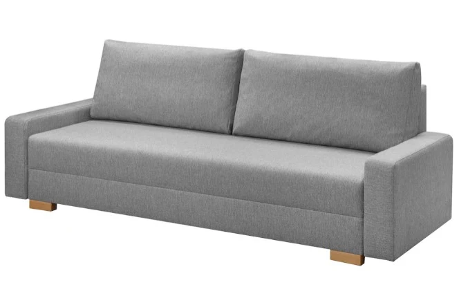 GRALVIKEN 3-seat sofa-bed, grey