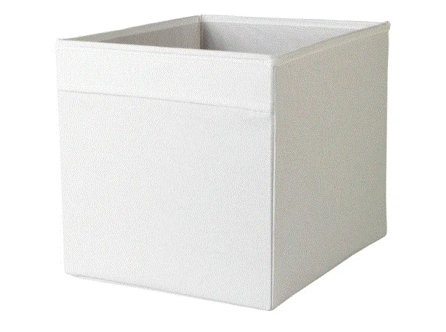DRONA Box, white, 33x38x33 cm