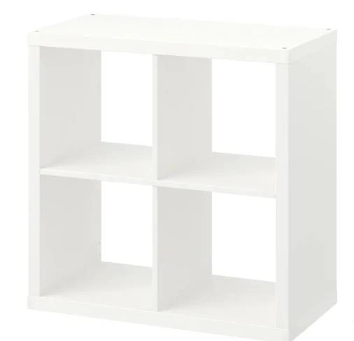 KALLAX Shelving unit, white, 77x77 cm