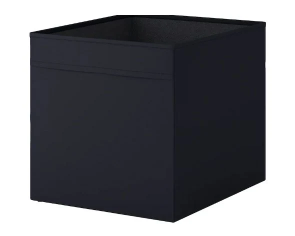 DRONA Box, black, 33x38x33 cm
