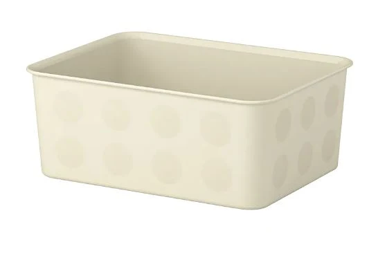 NOJIG Organiser, plastic/beige, 20x25x10 cm
