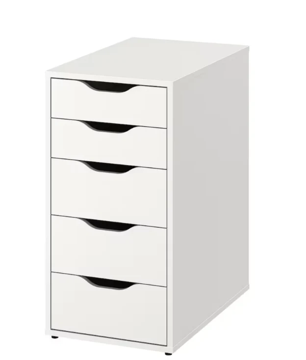 ALEX IKEA drawer unit white 36x70 cm