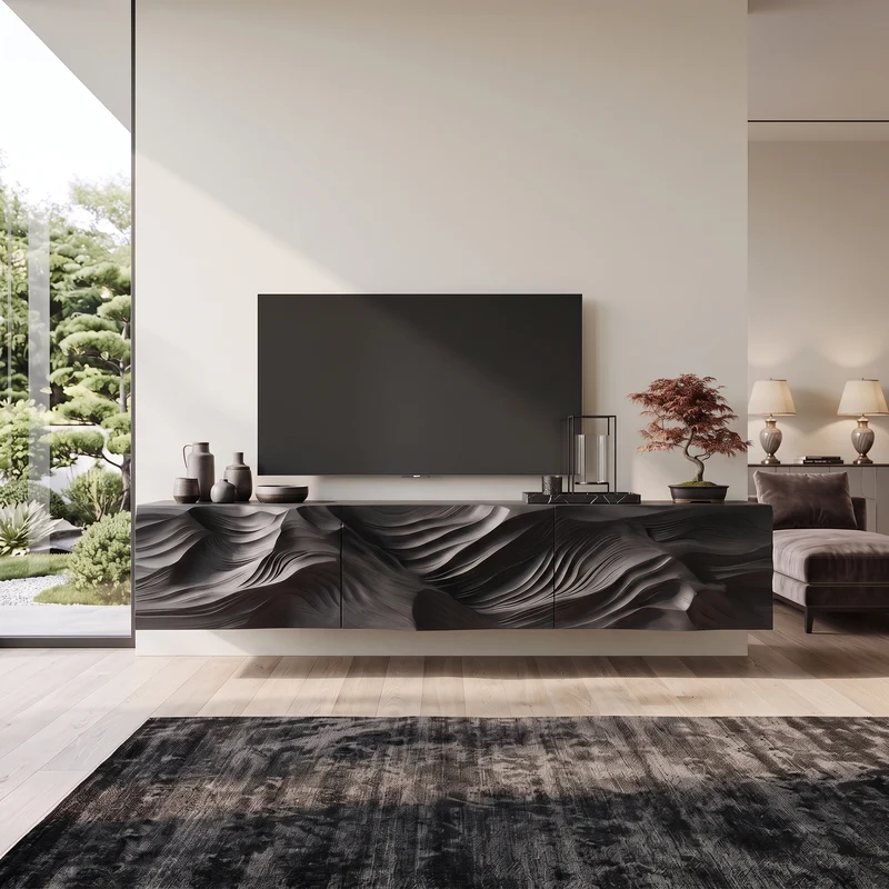 Farmhouse TV Cabinet For Cozy Living Room Decor SILDTTRTVC063