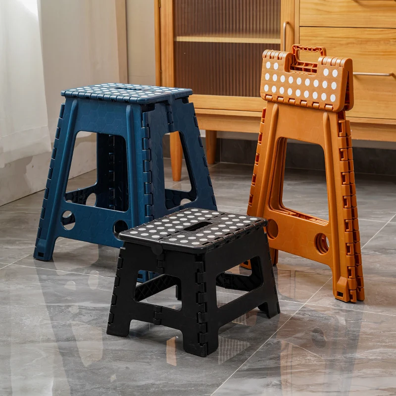 Modern Minimalist PP Foldable Trapezoid Chair Portable Chair For Living Room