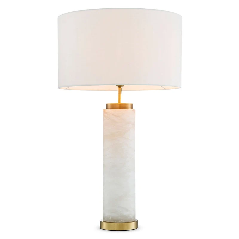 Eichholtz Tischleuchte Lxry – Alabaster mit Antikmessing