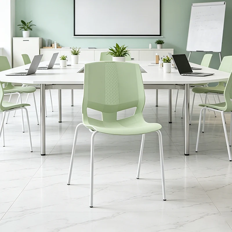Contemporary Scandinavian Desk Chair: Macaron-Colored INS-Style Backrest Office Chair For Home Office