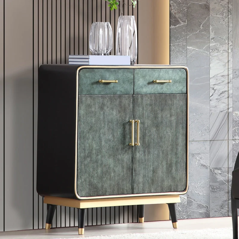 Solid Wood Chest with Metal Legs Chest with Drawers for Bedroom