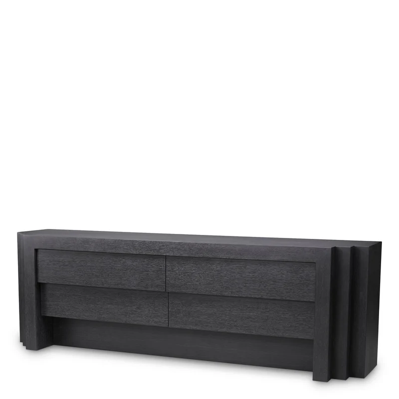Eichholtz Kommode Metropolitan L - Charcoal Grey Oak Veneer