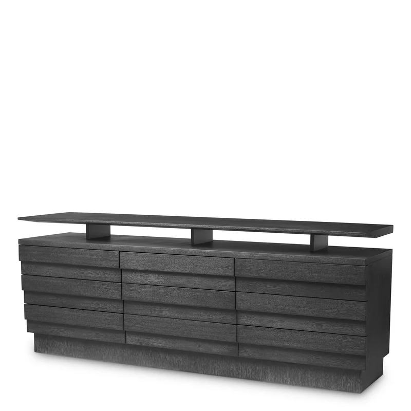 Eichholtz Kommode Quintino - Charcoal Grey Oak Veneer