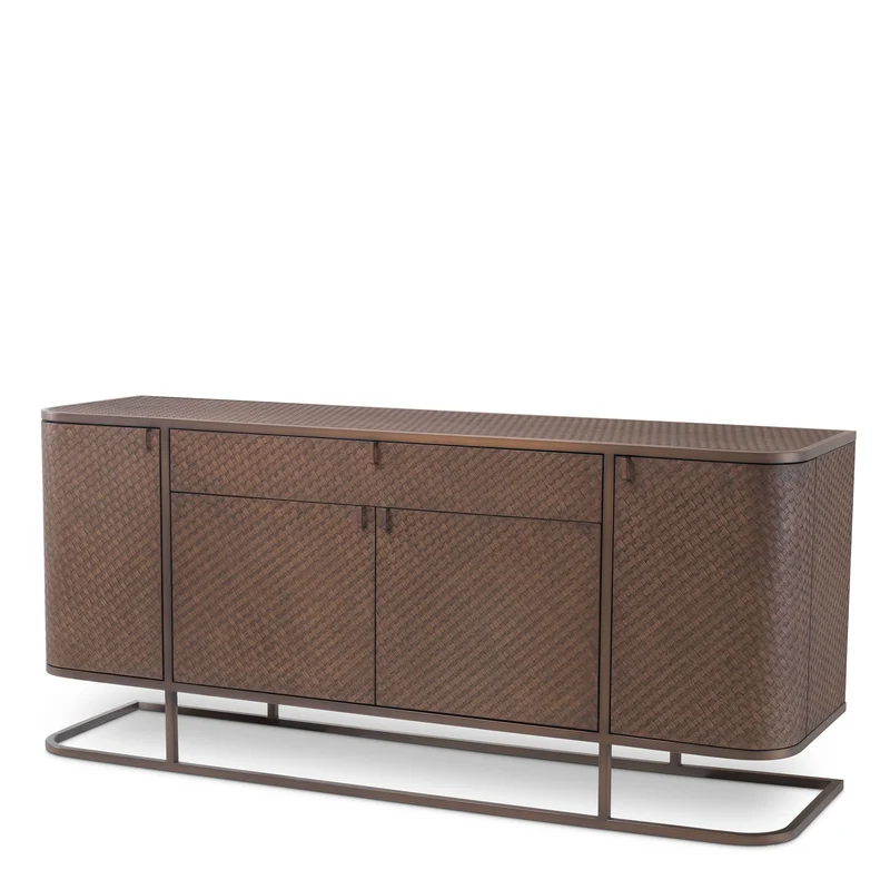 Eichholtz Kommode Napa Valley - Woven Oak Veneer