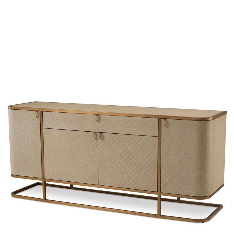 Eichholtz Kommode Napa Valley - Woven Washed Oak Veneer