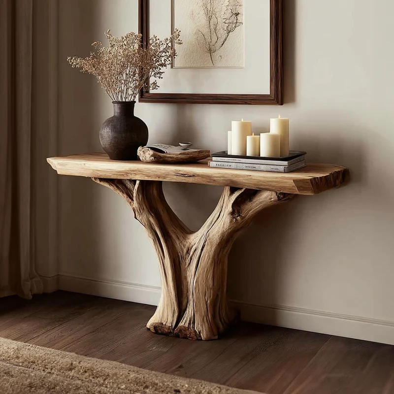 Rustic Console Table Accent Entryway Or Living Room SINLKICS248