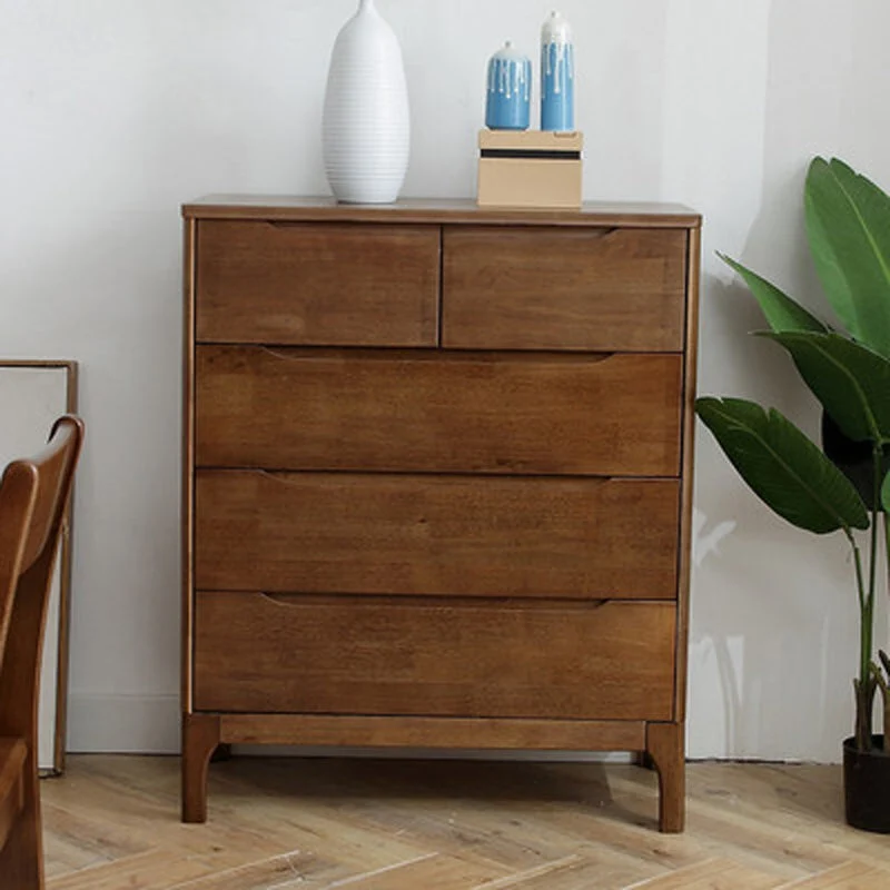 Modern Dresser Solid Wood Storage Chest Dresser with 5/6/7 Drawers