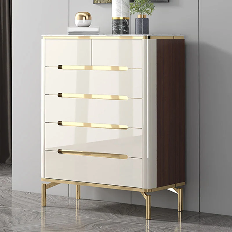 15.75-inch Width Storage Chest Stone Top Storage Chest Dresser for Bedroom