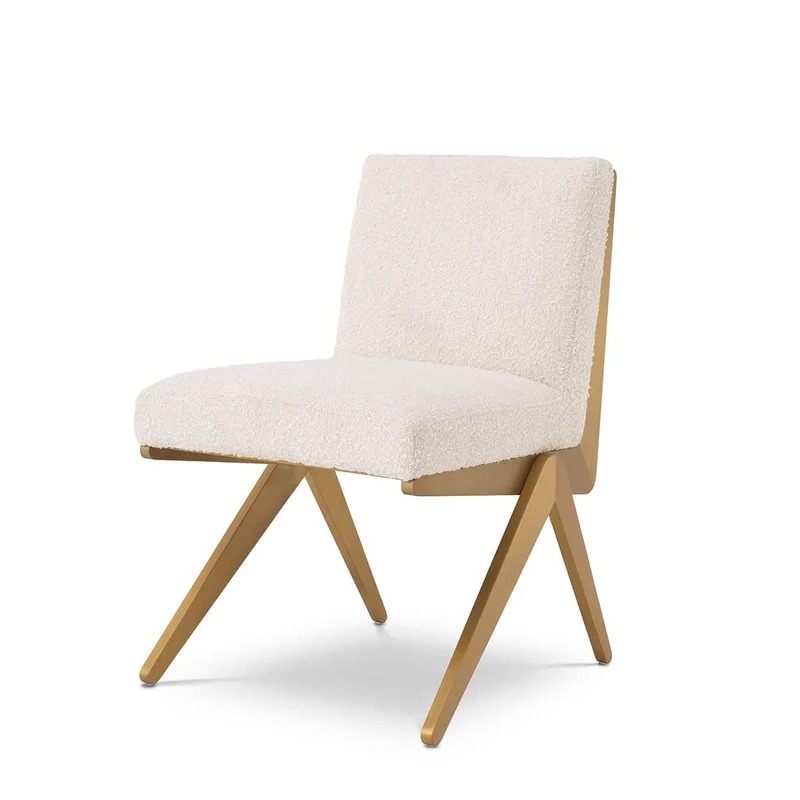 Eichholtz Esszimmerstuhl Fico – Bouclé Cream