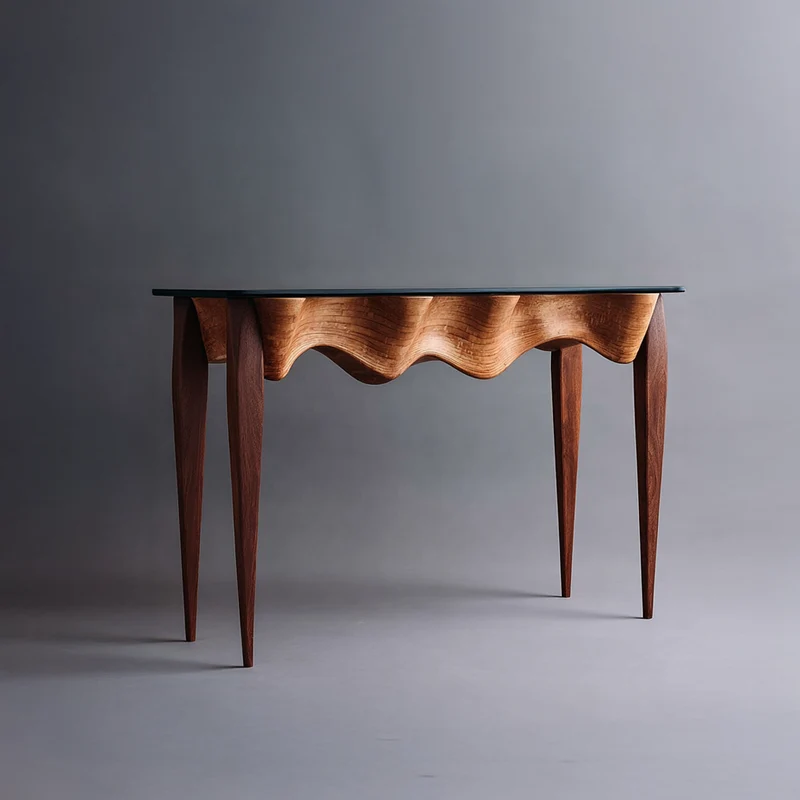Spry Interior Mid Century Wood Accent Coffee Table, Living Room Solid Wood Center Table, Model SINLSACF040