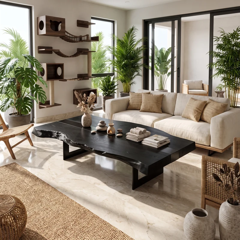 Rustic Coffee Table Living Space SINLSACF053