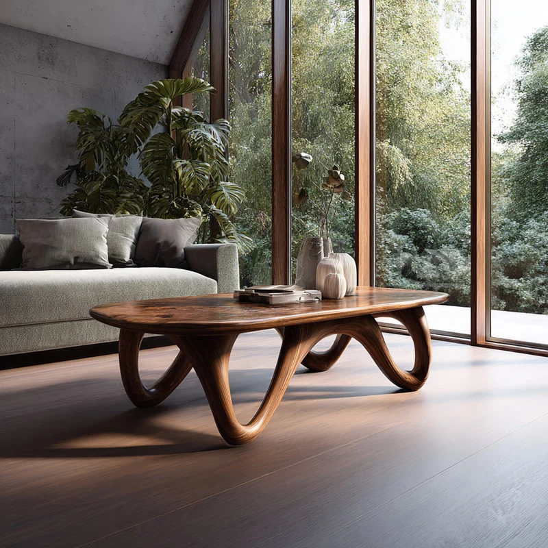Mid Century Modern Coffee Table Living Room SINLKICF165