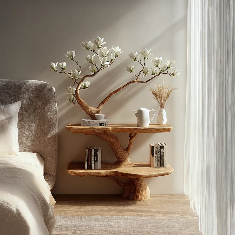 Rustic Branch Nightstand Bedroom SINLSABT008
