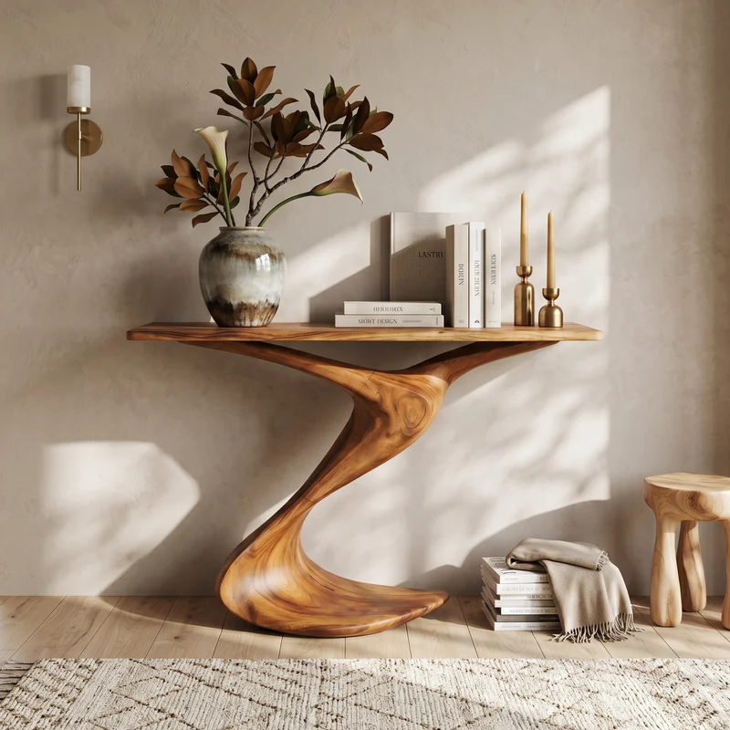 Rustic Console Table Entryway Design SILDTTNCS211