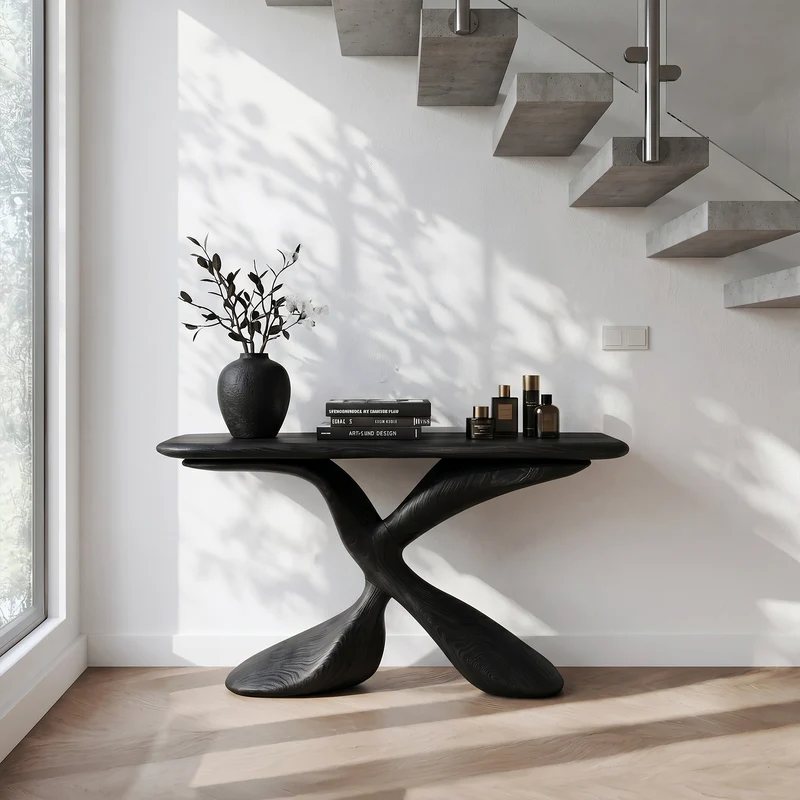 Mid Century Design Console Table For Living Room SILDTTRCS226
