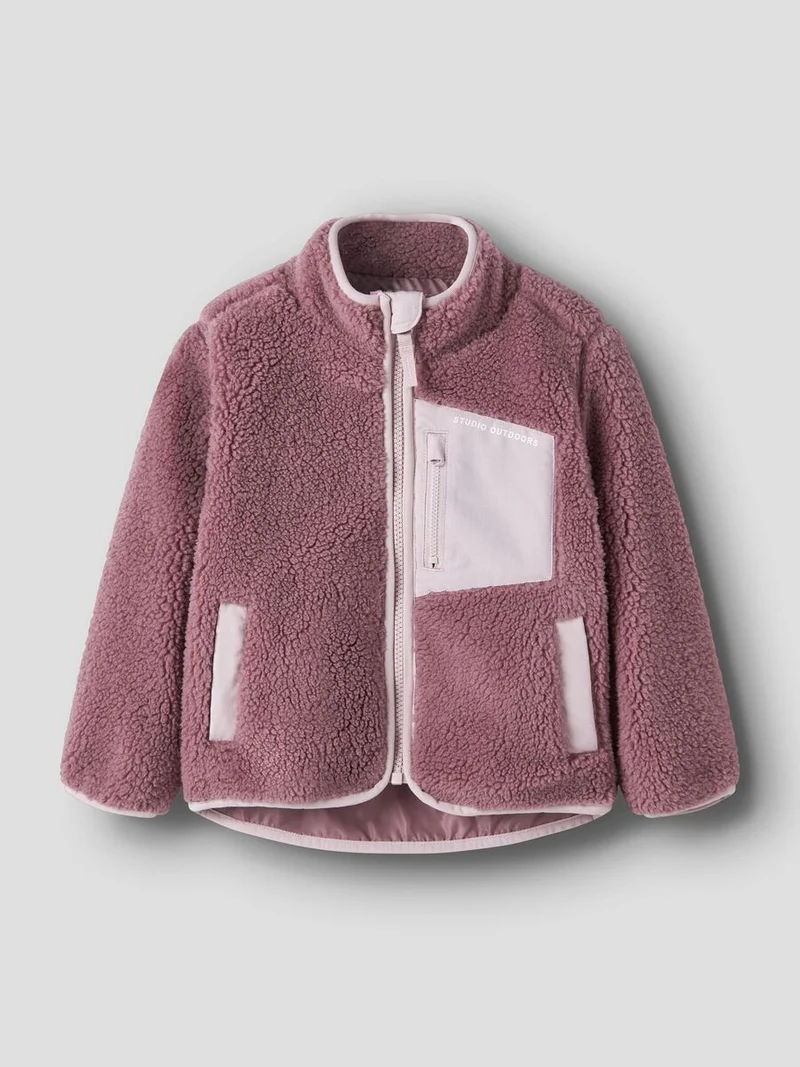 Nameit-SHERPA JACKET - Wistful Mauve