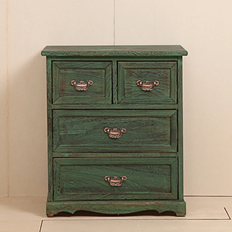 14" W Wooden Lingerie Chest Traditional Storage Chest with Drawers