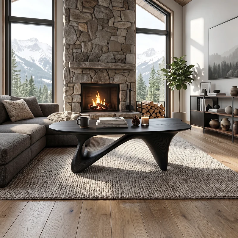 Farmhouse Low Table For Warm Living Room SILDTTRCF020