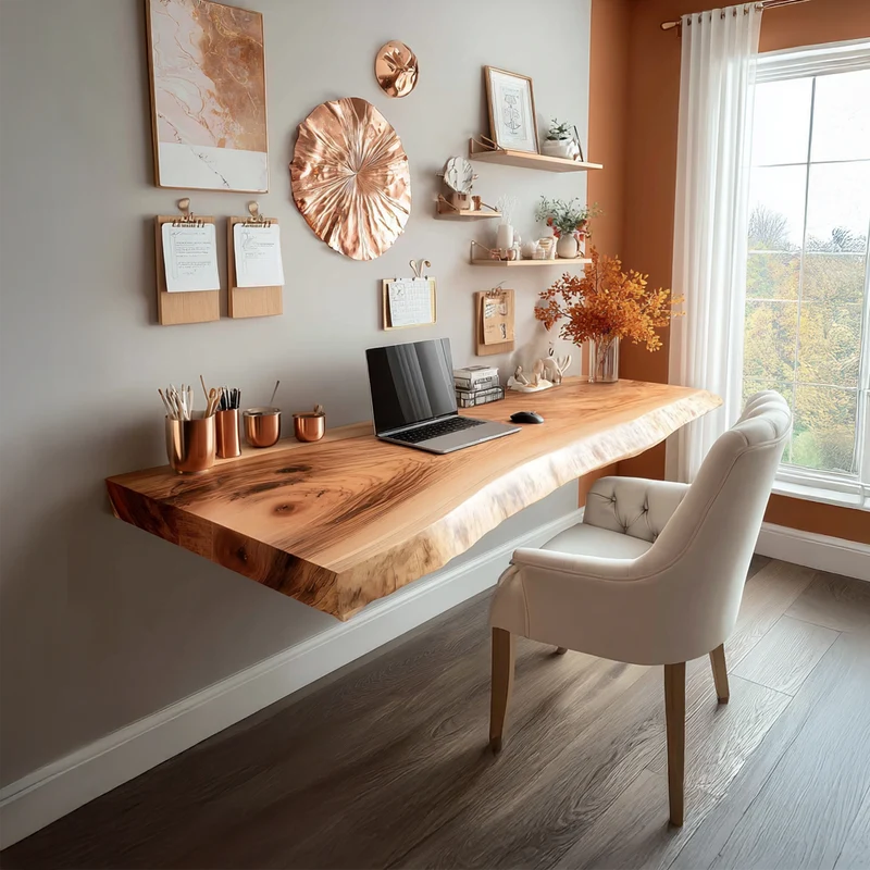 Rustic Floating Desk Studio Apartment SINLSAFL089