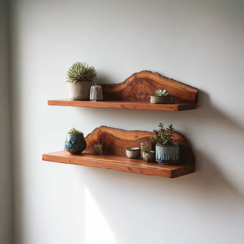 Rustic Floating Shelves Living Room Decoration Gift SINLSAFL071