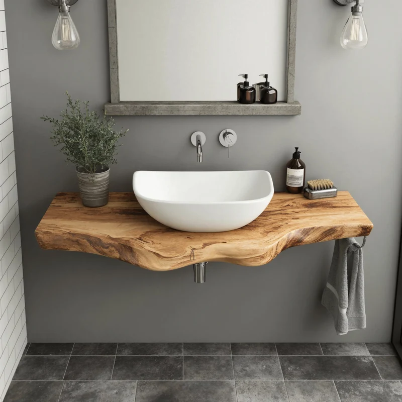 Farmhouse Wooden Vanity Direct From Maker SILDTBRV222