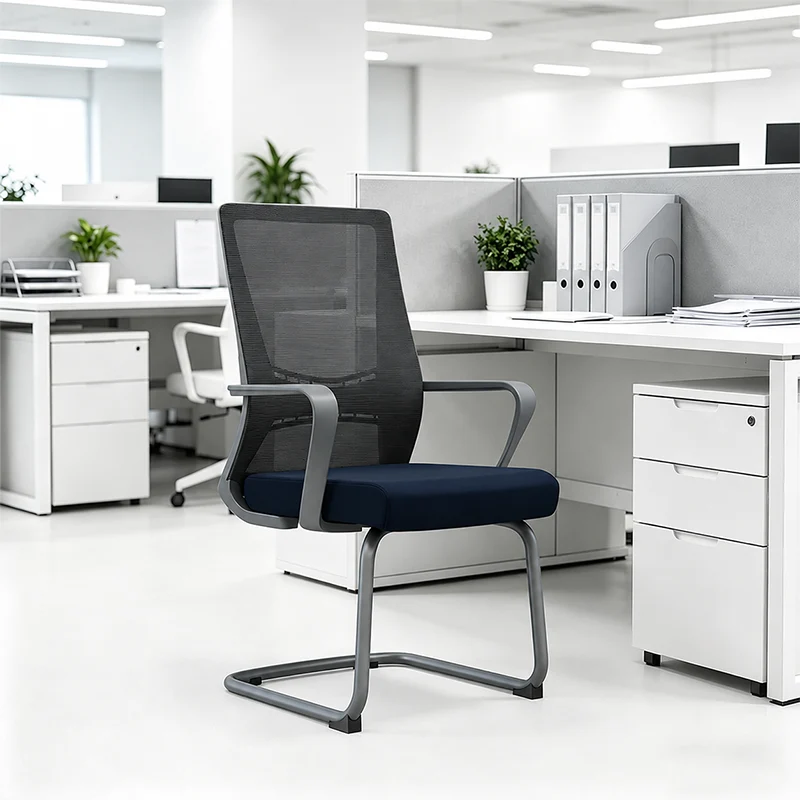 Modern Minimalist Ergonomic Executive Mesh Office Chair - Breathable Lumbar Support Desk Chair For Home Office