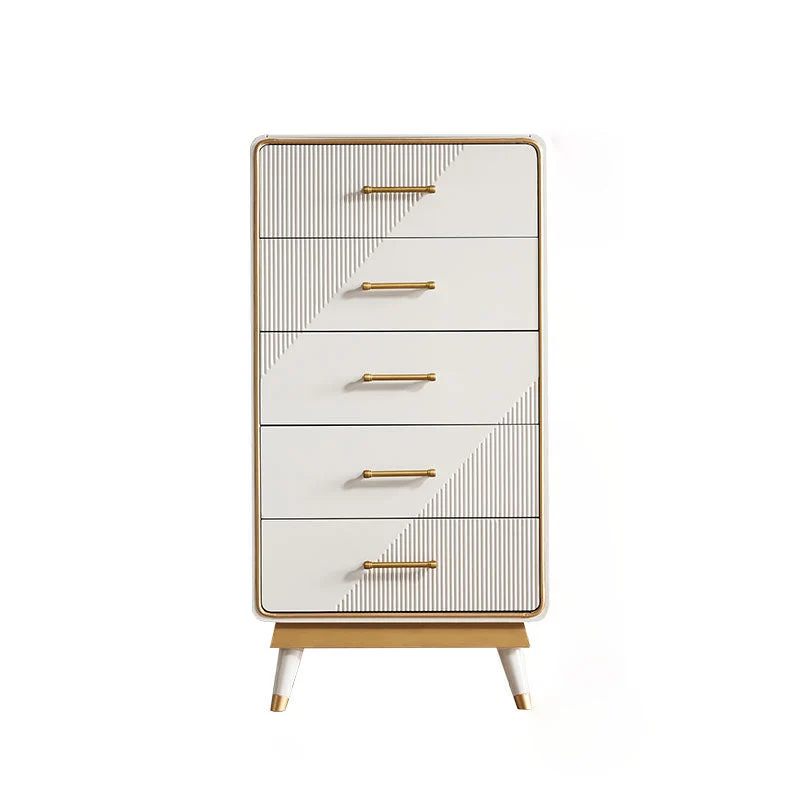Glam Storage Chest Dresser Stone Storage Chest with 3/5/6 Drawers