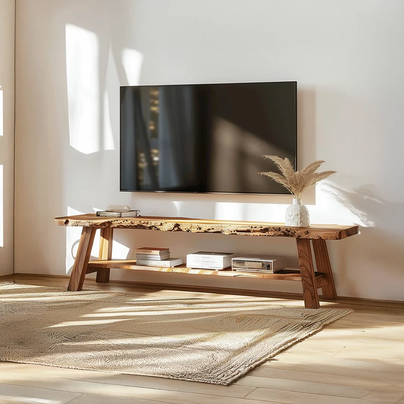 Rustic TV Console Living Room SINLSACS121
