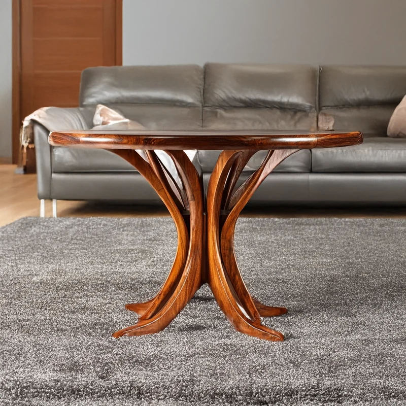 Live Edge Coffee Table Rustic Wood Home Decor Gift SINLSACF023