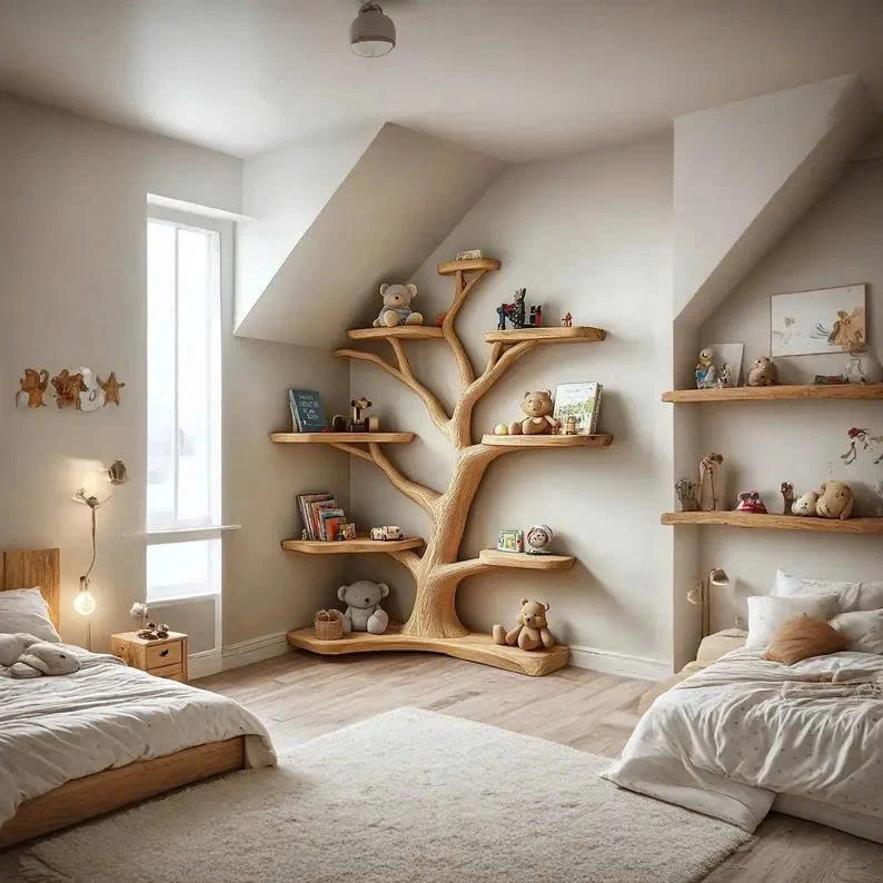 Kids Tree Bookshelf Handmade Decor Home Gift SINLTB161