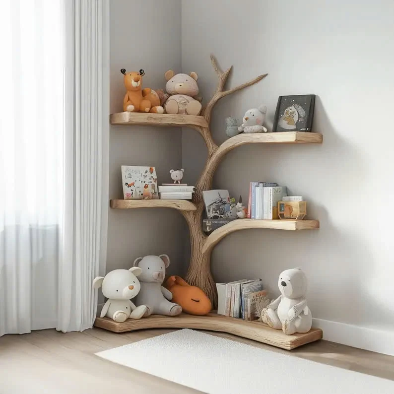 Kids Custom Bookcase Decor Bed Room Kids Personalized Gift SINLTB154
