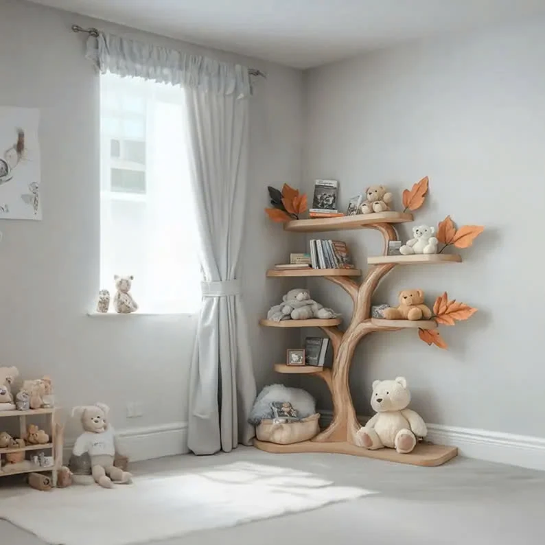 Kid Bookshelf Handmade House Warming Decor Gift SINLTB153