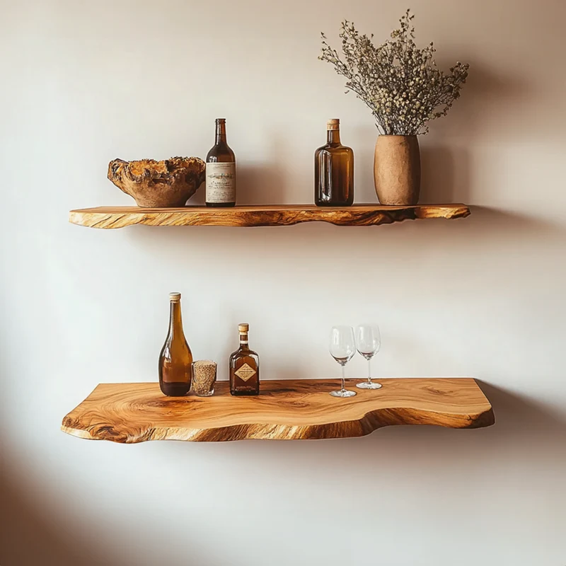 Custom Floating Shelves Wall Shelves Rustic Decor Office Gift SINLFL057