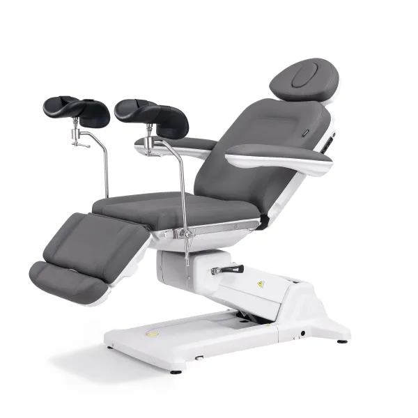 Elektrischer Gynäkologiestuhl SIMUS GYN | 4 Motoren, Antigravity, Drehbar & 180 kg Belastbarkeit | Premium Untersuchungsstuhl