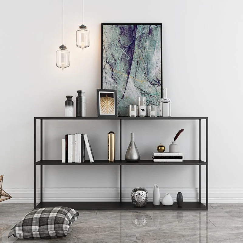 9.84" W Modern Console Accent Table Antique Finish Console Sofa Table