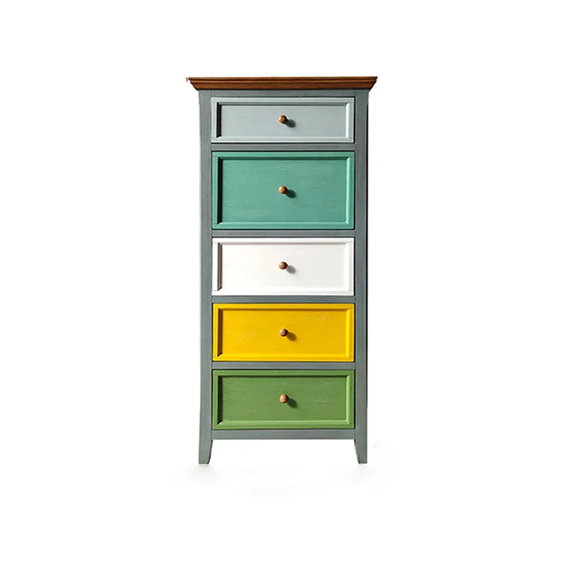 Coastal Storage Chest Manufactured Wood Dresser with 3/5/6/8 Drawers