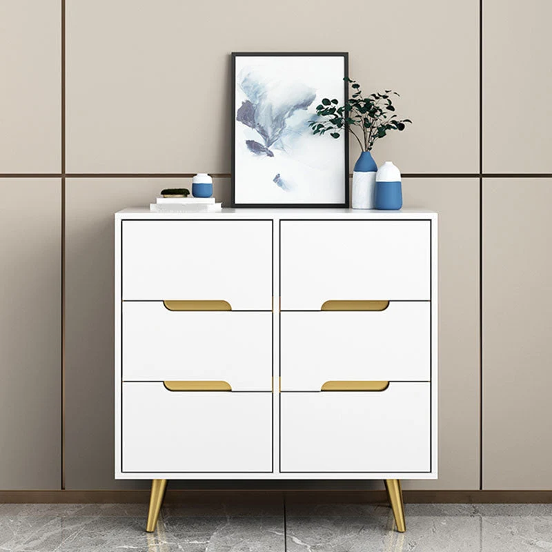 Glam Wooden Chest Bedroom 16" W Storage Chest with 3 Drawers