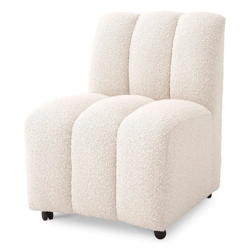 Eichholtz – Esszimmerstuhl Kelly (Bouclé Cream)