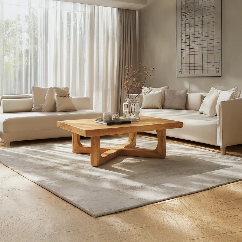 Spry Interior Rustic Natural Live Edge Coffee Table, Handcrafted Solid Wood Slab Center Table, Modern Farmhouse Living Room Decor SINLSACF271