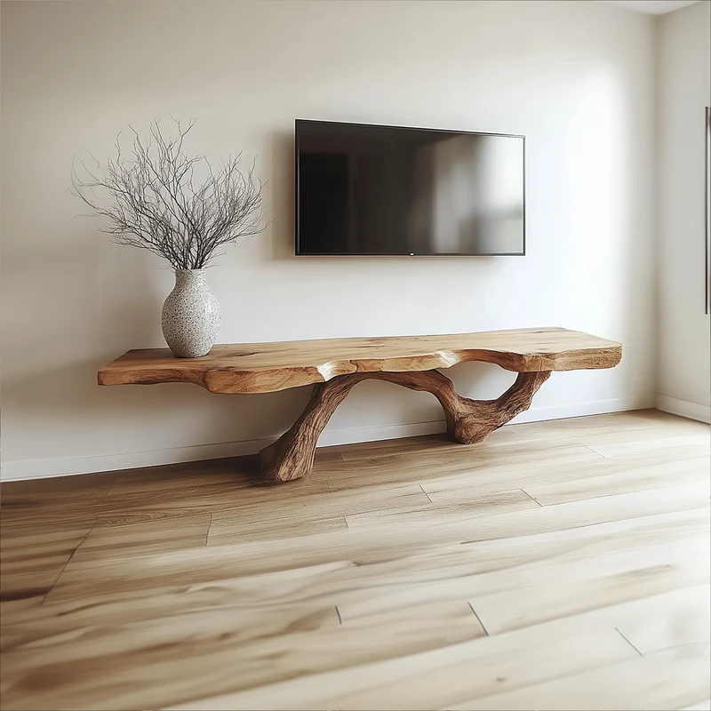 Mid Century Modern TV Stand Console Minimalist Home SINLKICS312