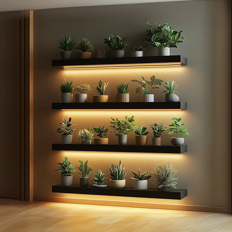 Modern Minimal Floating Shelf Living Room Or Bedroom SINLKIFL307